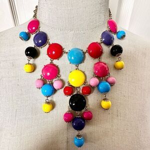 Iman colorful statement necklace